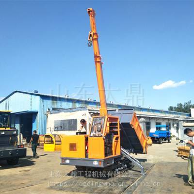 履帶式隨車吊運輸車 山地木材運輸?shù)母咝Фㄖ平鉀Q方案